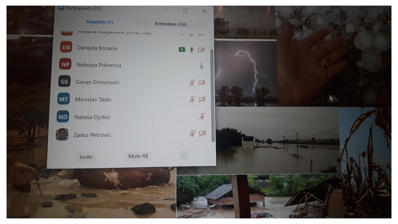 Webinar:  “Nacionalni adaptacioni plan (NAP)  sistematičan i rizicima oblikovan odgovor  na klimatske promene”